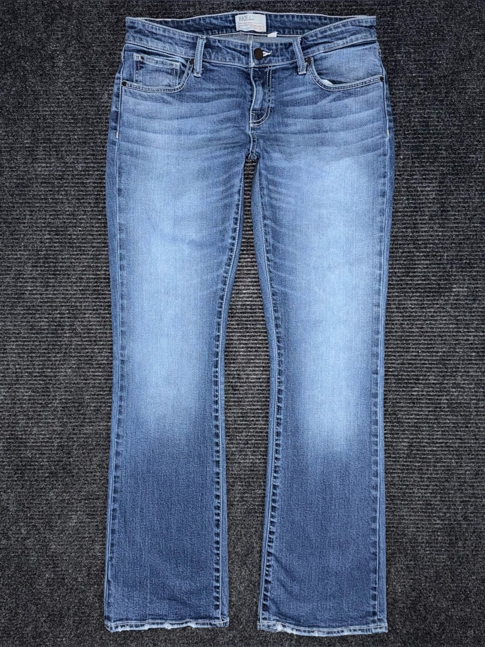 Buckle BKE Stella Bootcut Stretch Jeans Sz 30L / 30x32.5 Medium Blue ABK2708 Y2K